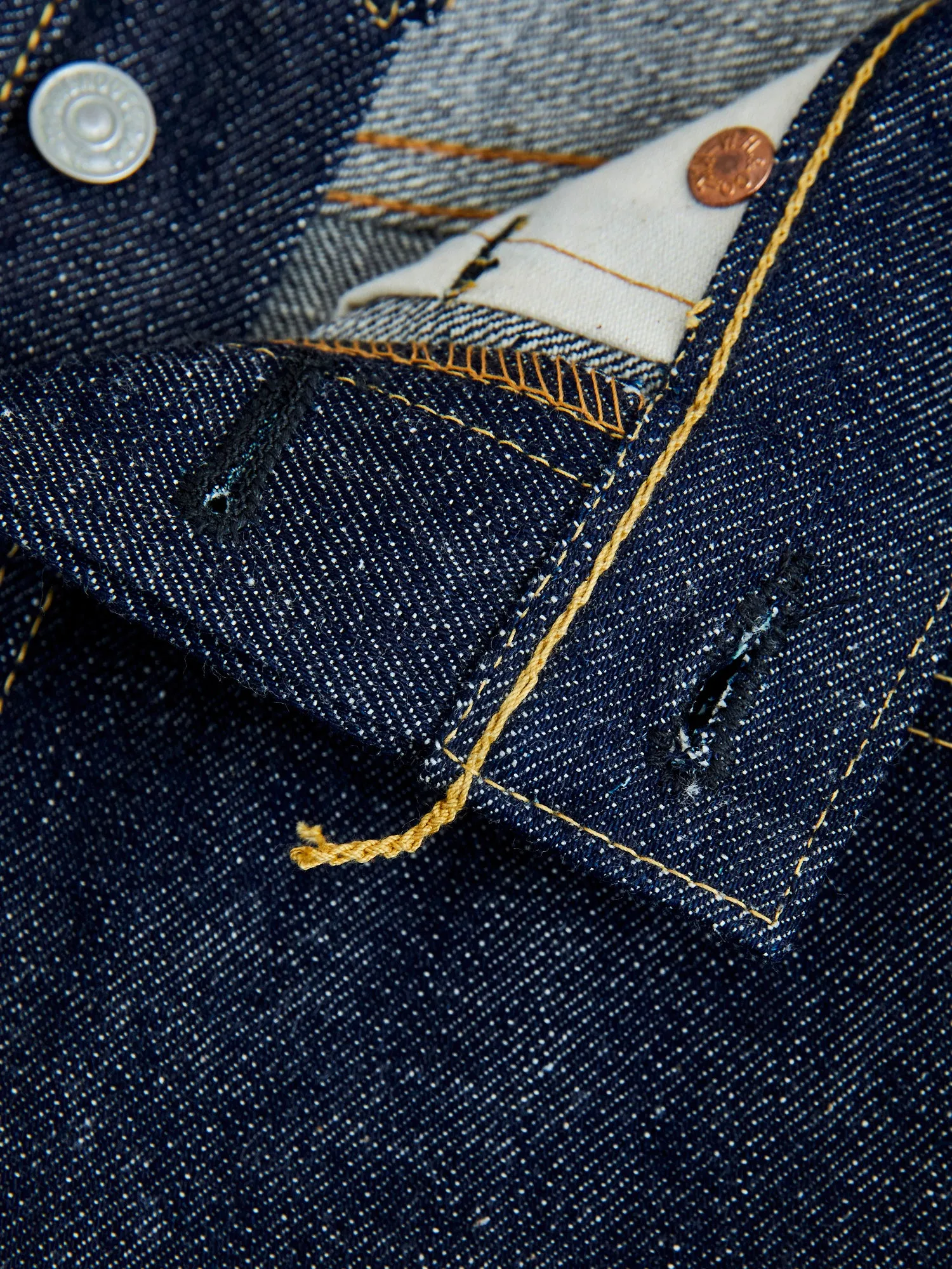 DD-1001XX "1947 Model" 13.5oz Unsanforized Selvedge Denim - Regular Straight