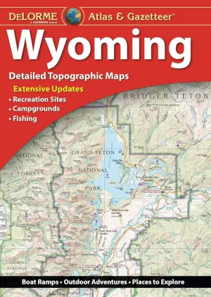Delorme Atlas & Gazetteer Wyoming: Detailed Topographic Maps, Extensive Updates (Delorme Atlas & Gazeteer) Paperback – November 17, 2020
