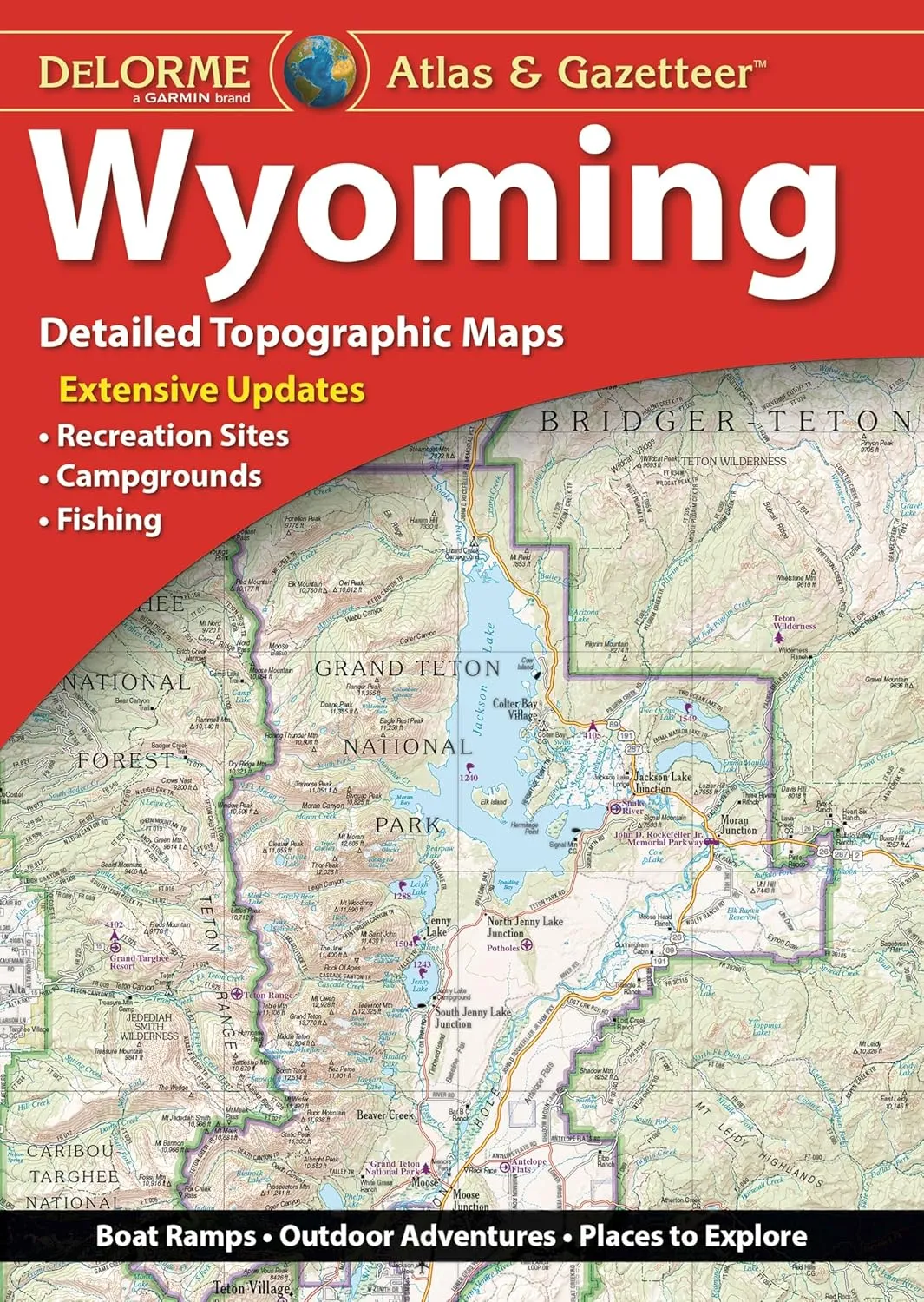 Delorme Atlas & Gazetteer Wyoming: Detailed Topographic Maps, Extensive Updates (Delorme Atlas & Gazeteer) Paperback – November 17, 2020