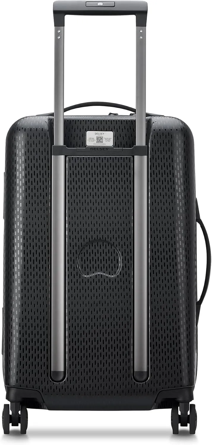 DELSEY PARIS Turenne Hardside Luggage with Spinner Wheels, Black, 2-Piece Set with Soft Pocket (19/27)