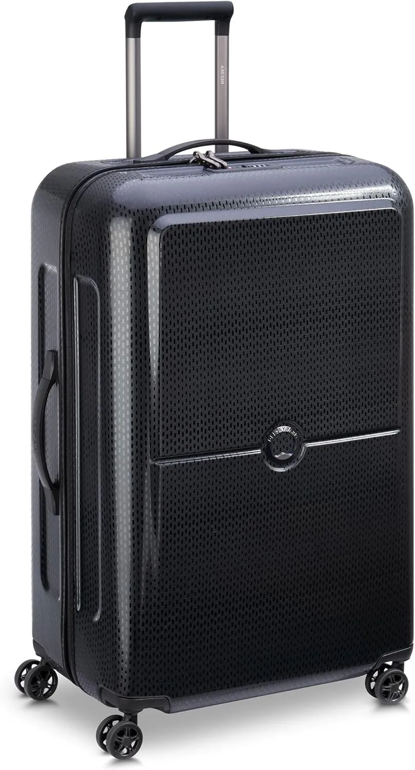 DELSEY PARIS Turenne Hardside Luggage with Spinner Wheels, Black, 2-Piece Set with Soft Pocket (19/27)