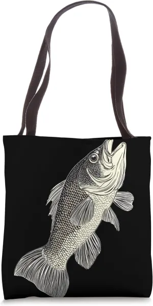 Detailed Fish Illustration For Nature Art Tote Bag