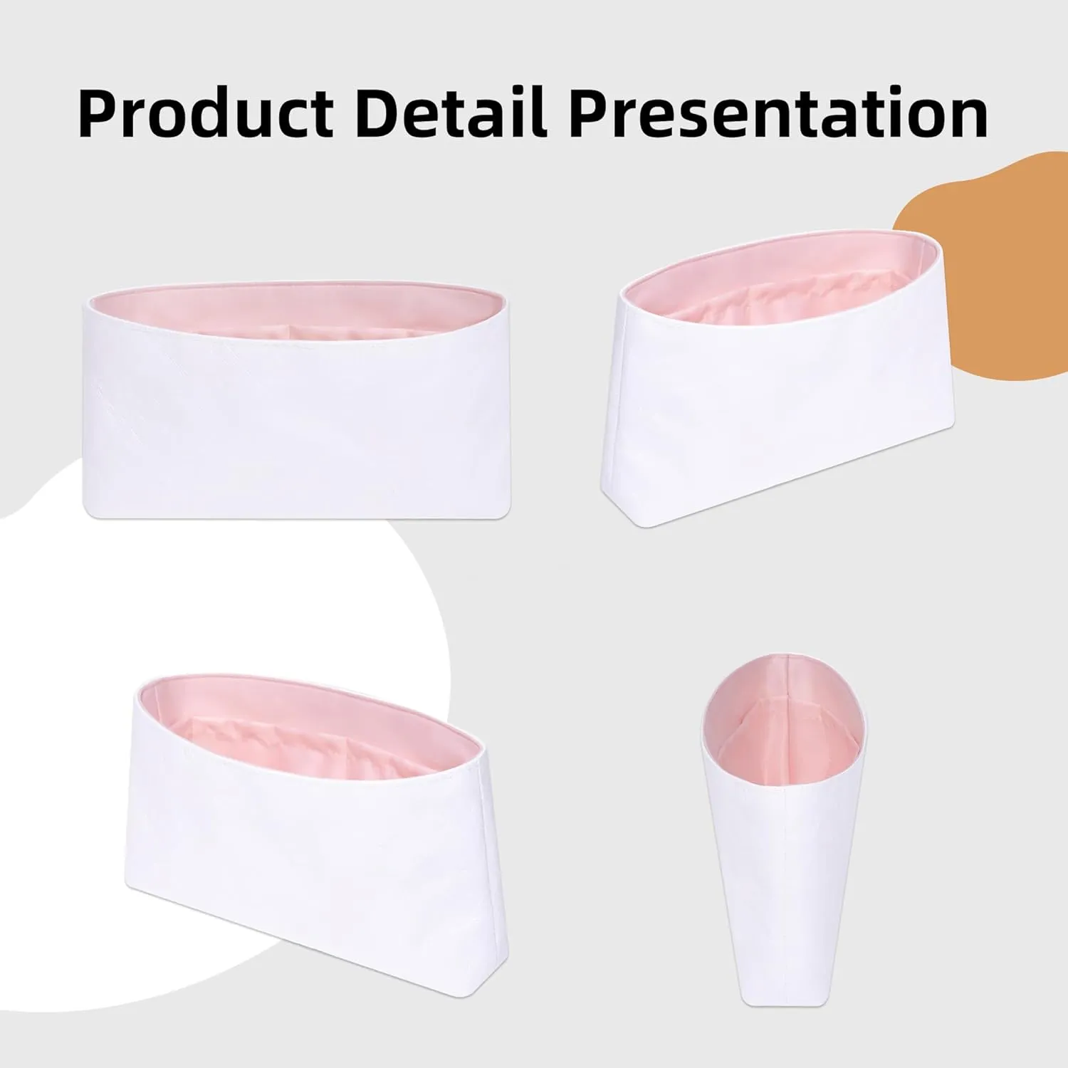 DGAZ Lightweight Purse Organizer Insert for Chanel CF Bag,Silk and Dupontpaper handbag inner for Luxury Bags(Pink,CF medium 25)