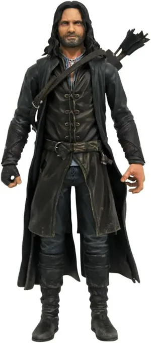 Diamond Select Toys The Lord of The Rings Aragorn 7-Inch Action Figure with Detailed Sculpting and Multiple Articulation Points