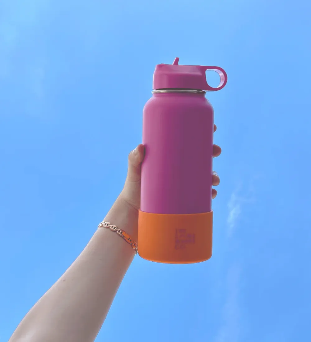 Double Walled SS Water Bottle 1lt Assorted Colours