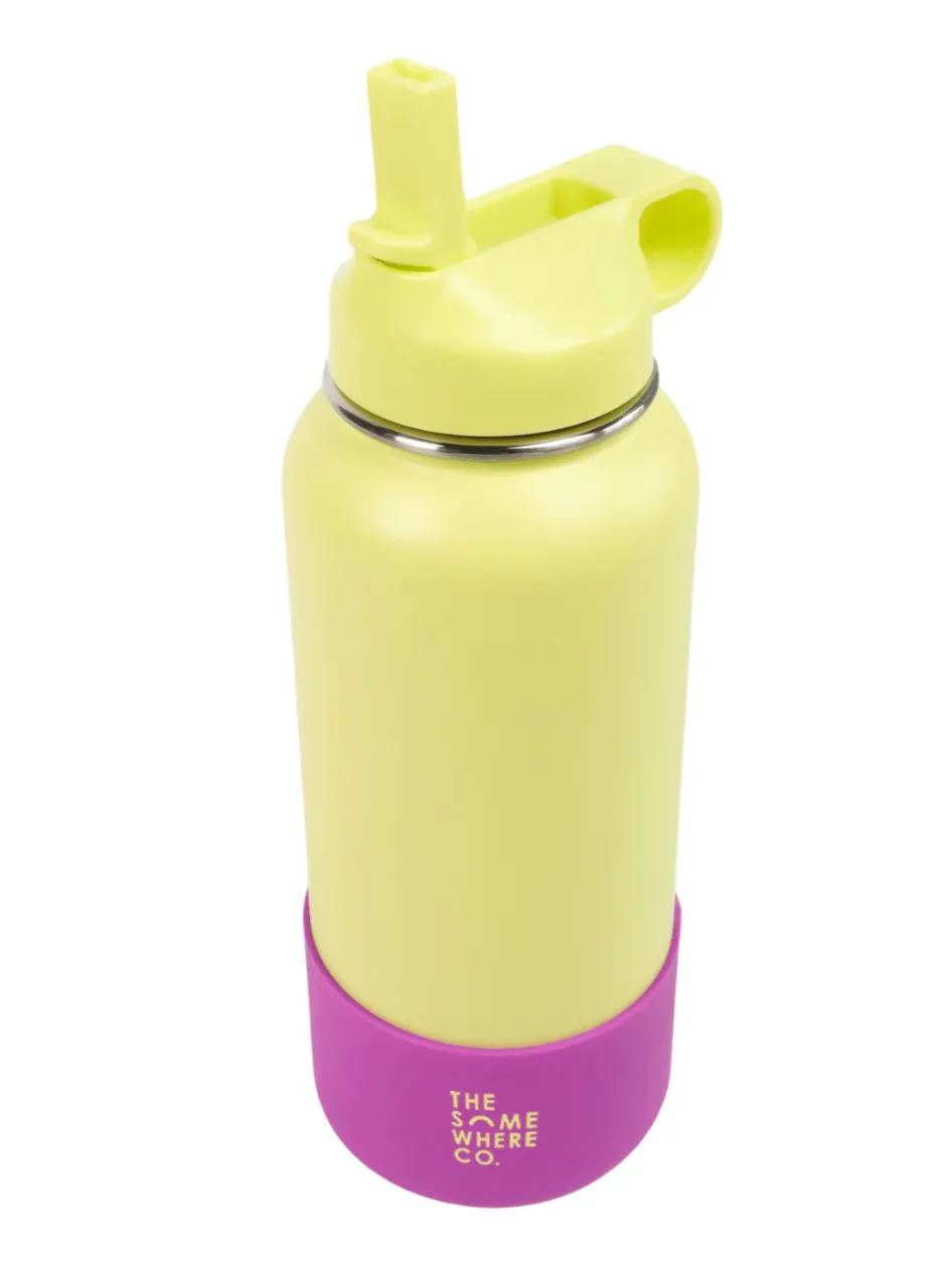 Double Walled SS Water Bottle 1lt Assorted Colours