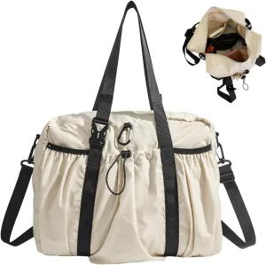 Drawstring Bucket Bag Nylon Crossbody Tote Bag Handbags for Women
