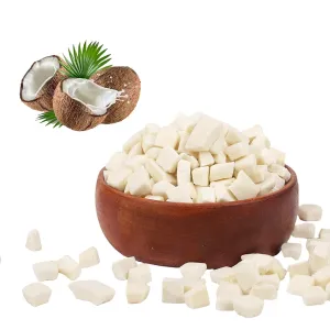 Dried Coconut Chunks Unsweetened Tropical Fruit Snack Frozen Coconut Flakes for Baking | Cake | Yogurt - In Resealable Bags 8.5oz/240g