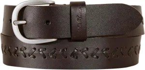 Eddie Bauer Women's Casual Leather Belts with Durable Metal Buckle