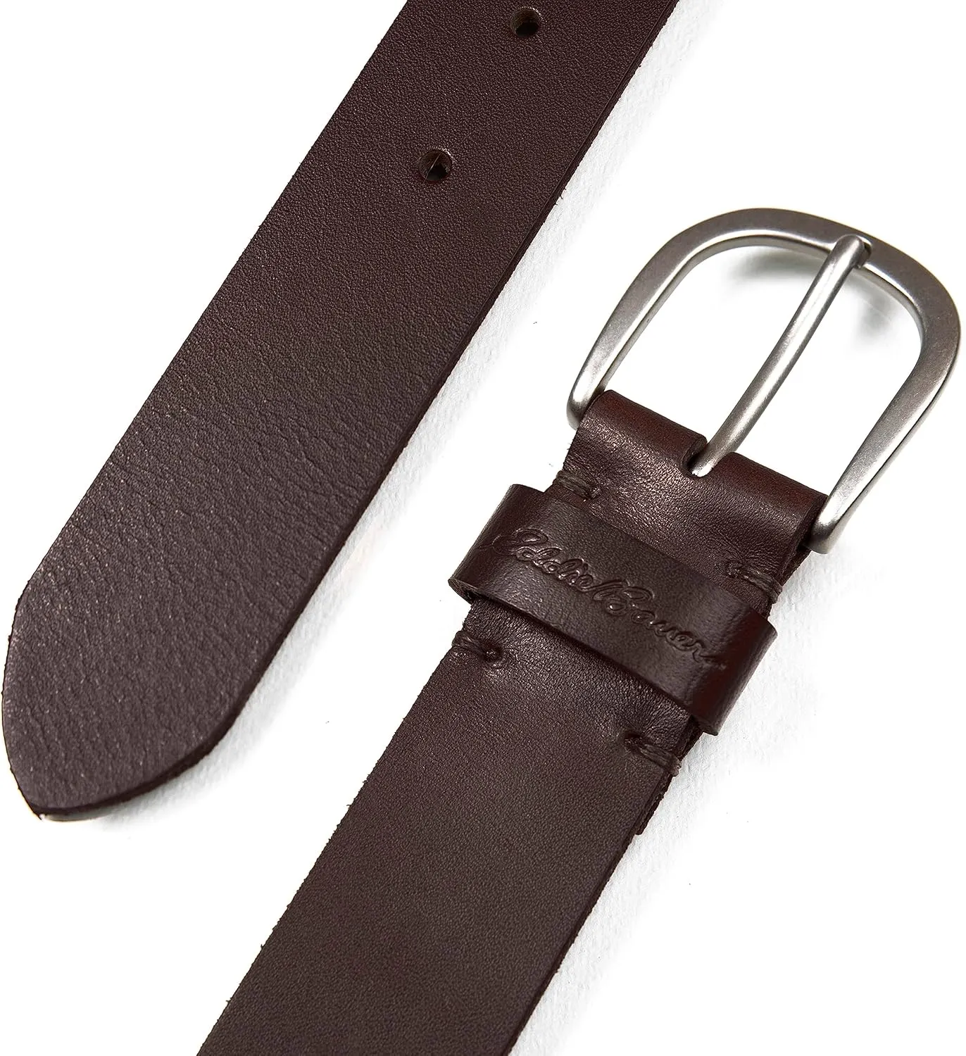 Eddie Bauer Women's Casual Leather Belts with Durable Metal Buckle