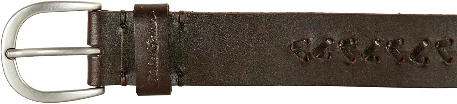 Eddie Bauer Women's Casual Leather Belts with Durable Metal Buckle