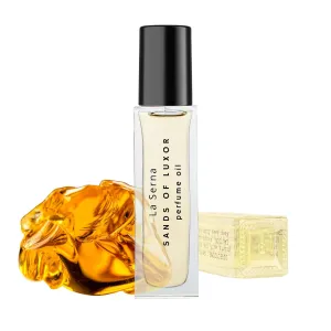 Egyptian Amber Perfume – Long-Lasting Eau de Parfum for Men & Women; Musky, Warm, and Mysterious Unisex Fragrance Scent with Amber, Musk, Sandalwood & Jasmine - .34oz Travel Size