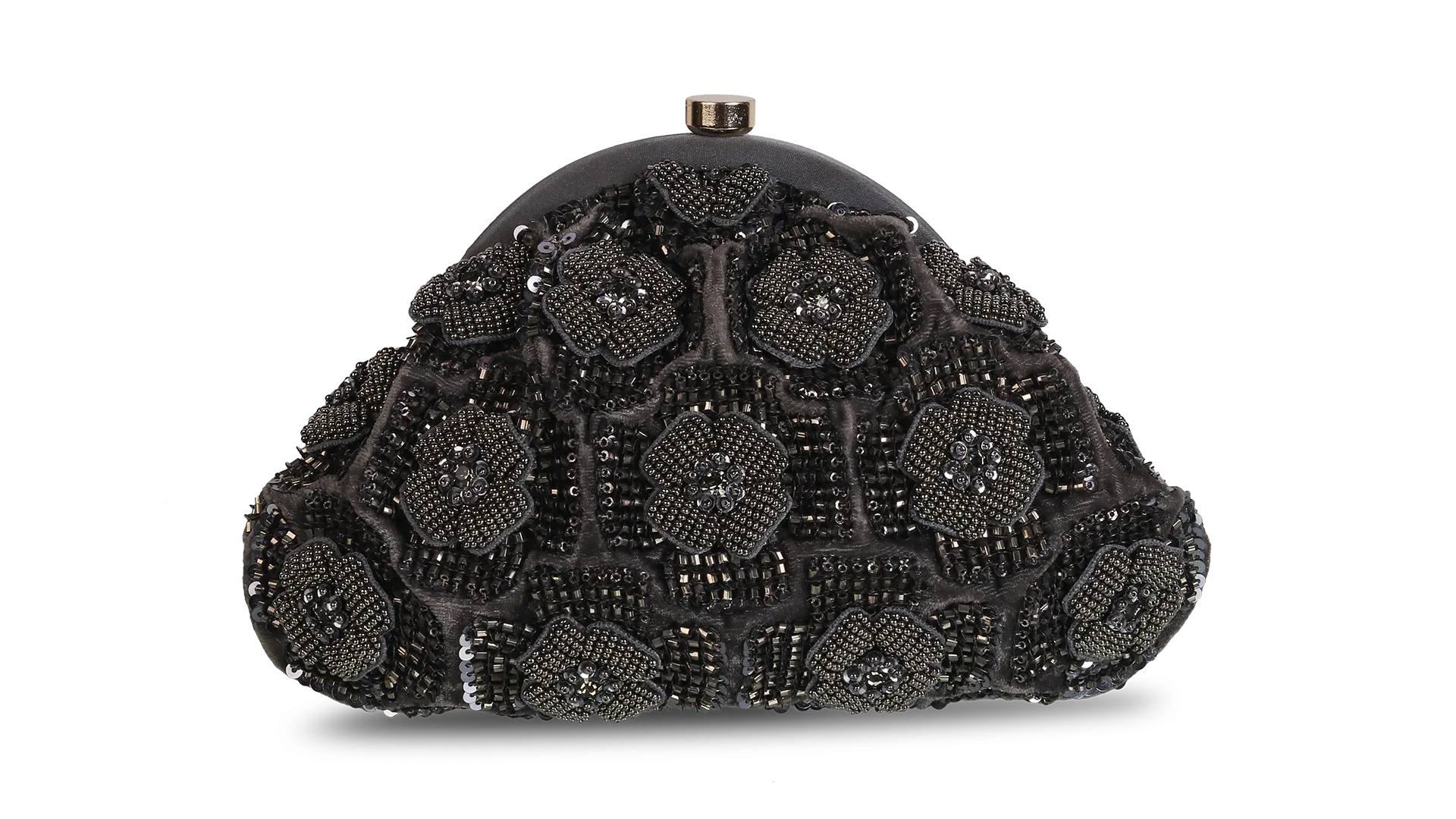 Embellished Potli Bag Pewter