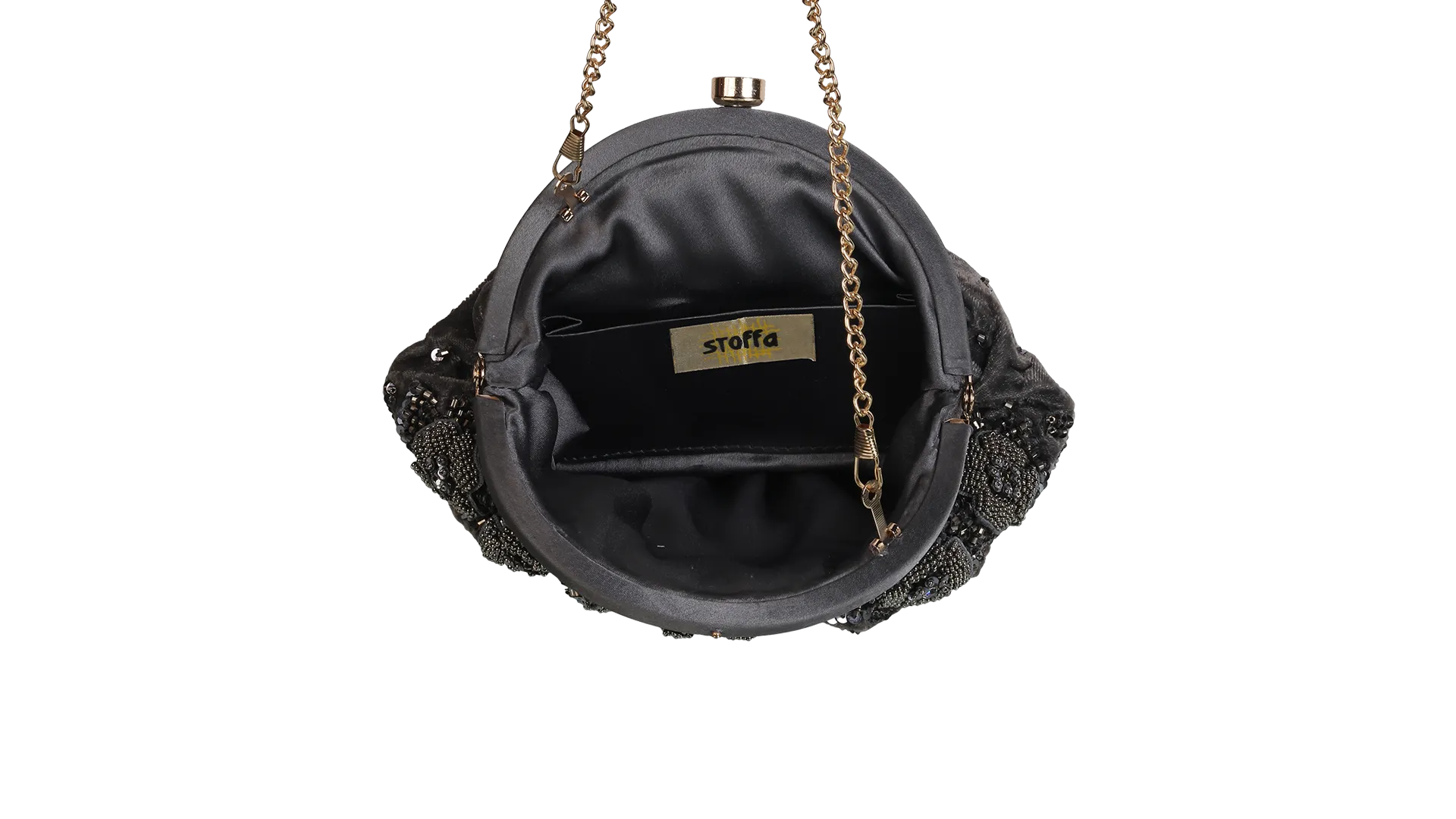 Embellished Potli Bag Rose Gold