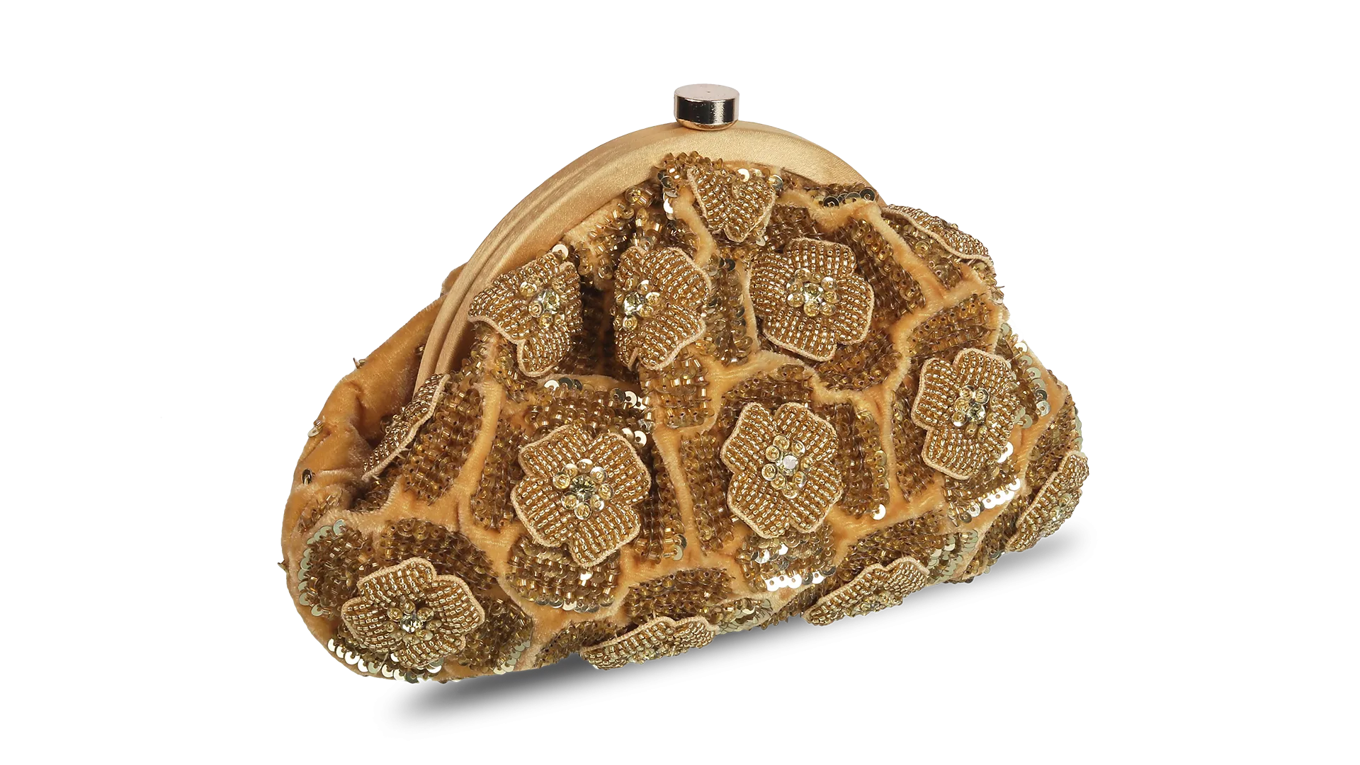 Embellished Potli Bag Rose Gold