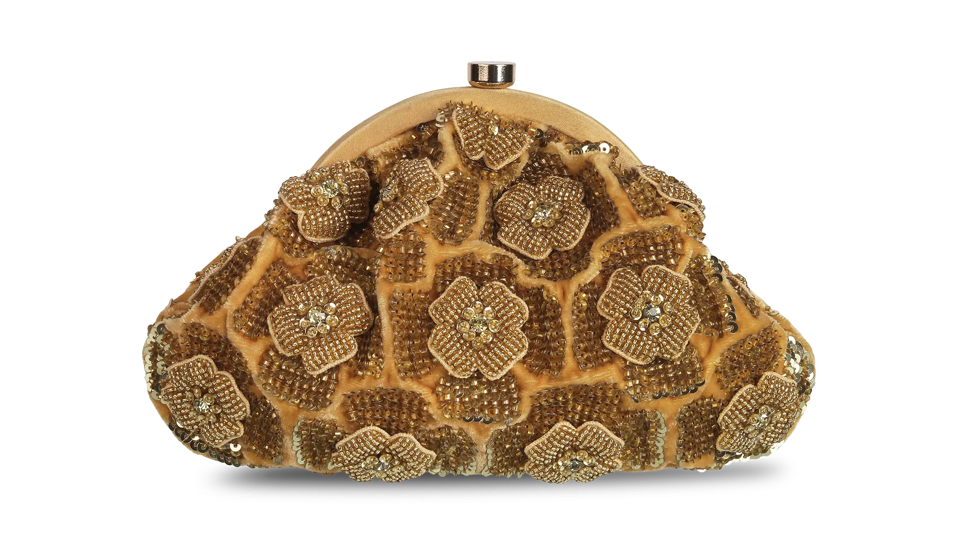 Embellished Potli Bag Rose Gold