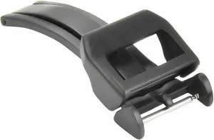 Ewatchparts 20mm Deployment Band Strap Buckle Folding Clasp Stainless Compatible With IWC Pilot Black Pvd