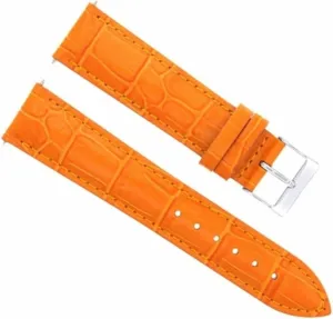Ewatchparts 20mm Leather Watch Band Strap Compatible With Men's Vacheron Constantin Watch Bracelet