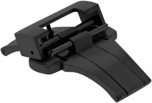 Ewatchparts 22MM DEPLOYMENT BAND CLASP 24MM LEATHER STRAP BUCKLE COMPATIBLE WITH PAM PANERAI 44MM BLACK