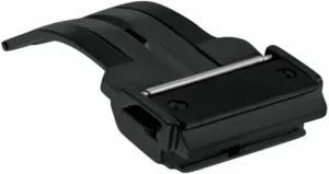 Ewatchparts 22MM DEPLOYMENT CLASP BAND STRAP BUCKLE COMPATIBLE WITH 44MM-45MM HUBLOT BIG BANG BLACK PVD