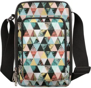 Exotic Beach Ikat Small Crossbody Bags for Women Trendy Cross Body Phone Purse Wallet Mens Travel Crossbody Bag Side Shoulder Bag