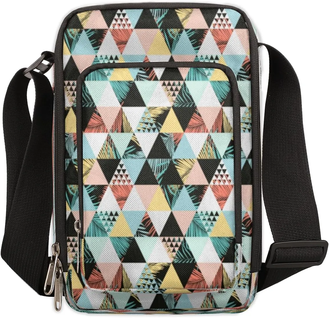 Exotic Beach Ikat Small Crossbody Bags for Women Trendy Cross Body Phone Purse Wallet Mens Travel Crossbody Bag Side Shoulder Bag