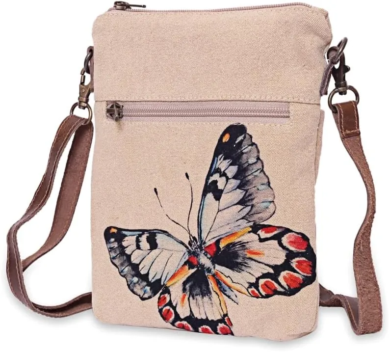 Exotic Butterfly - Wristlet Wallets for Women, Crossbody Sling Bags, Crossbody Purse, Book Bag, Cell Phone Purse