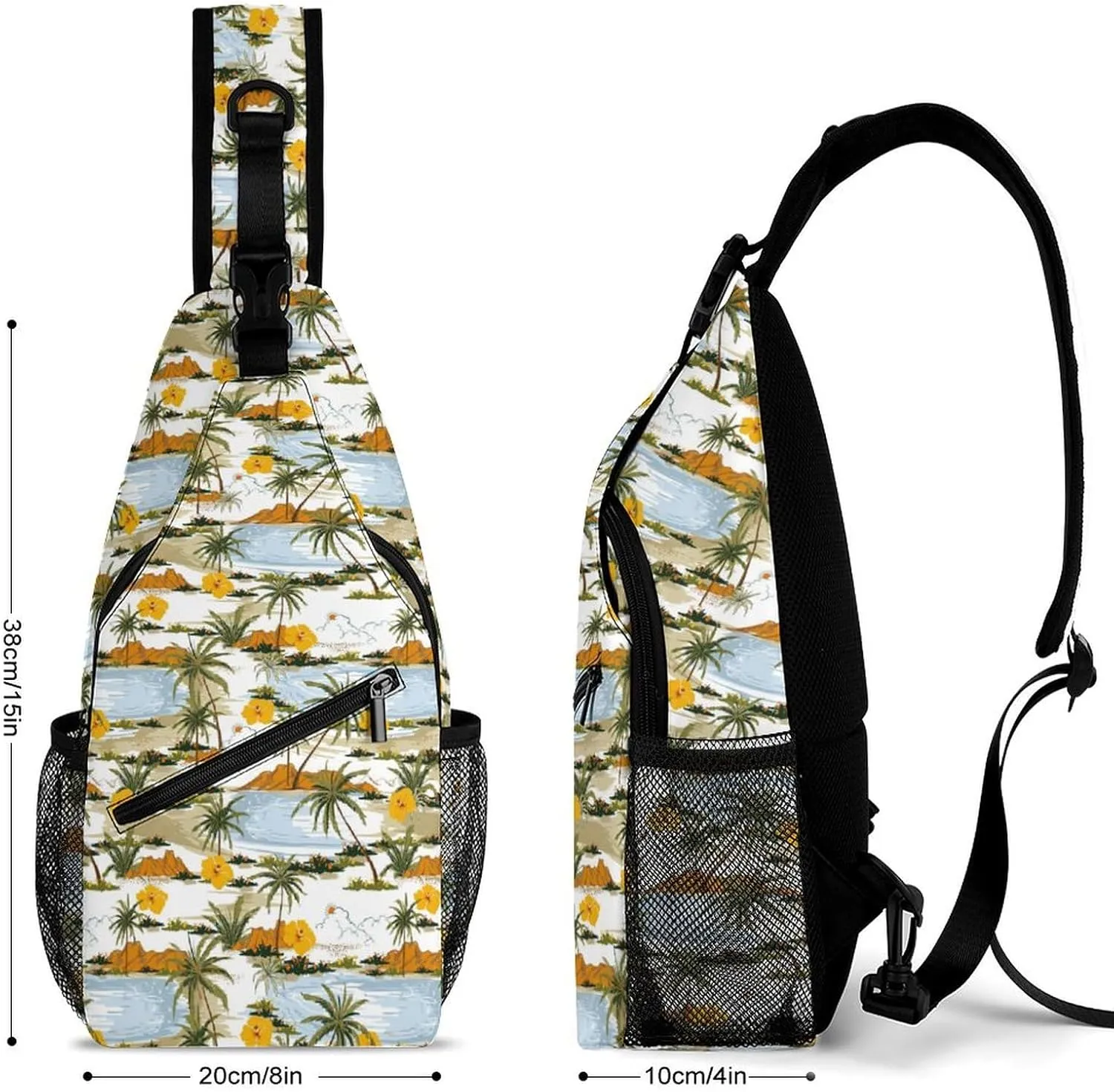 Exotic Flamingos Versatile And Convenient Multipurpose Crossbody Bag - Perfect for Travel And Hiking