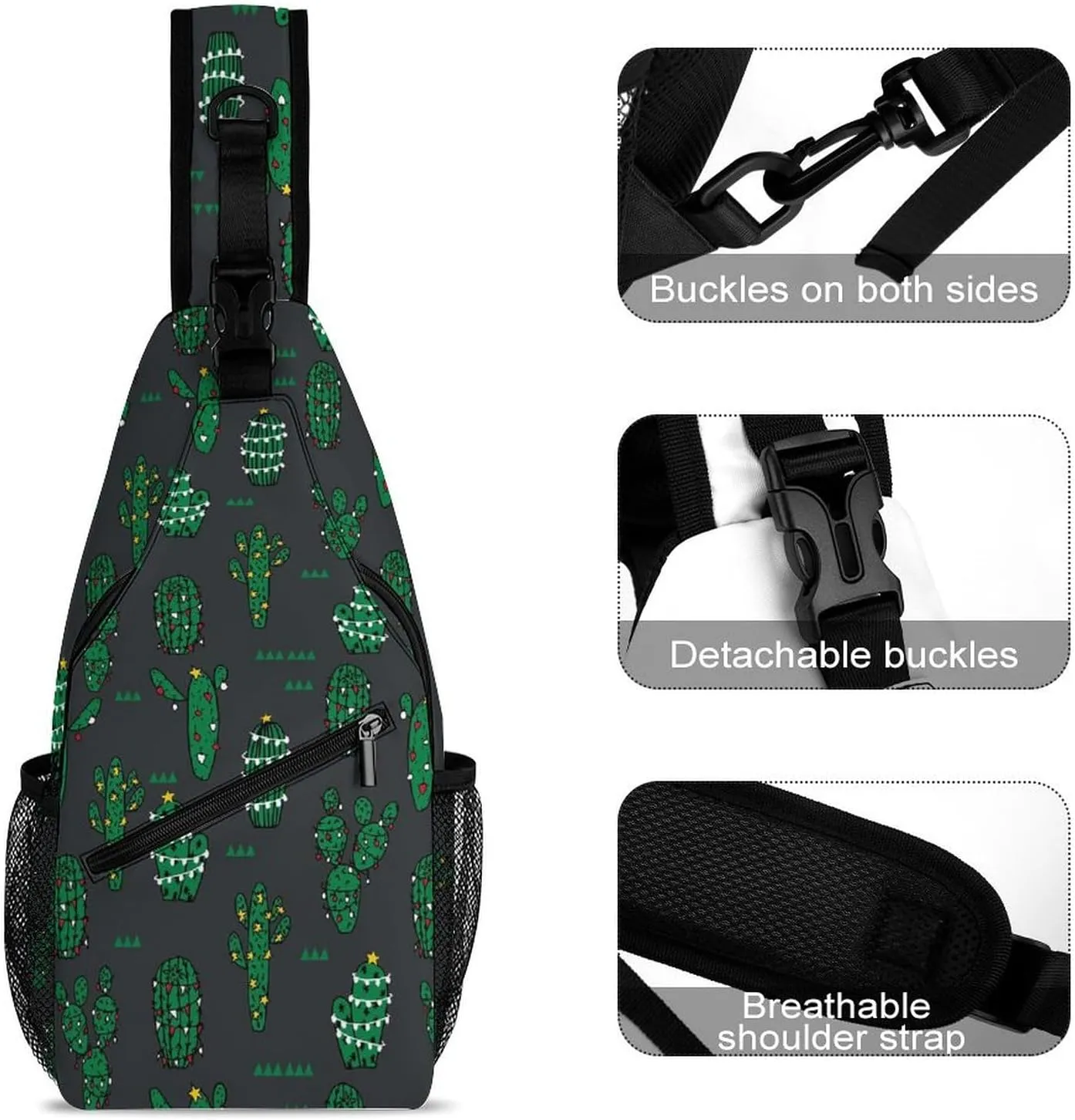 Exotic Flamingos Versatile And Convenient Multipurpose Crossbody Bag - Perfect for Travel And Hiking