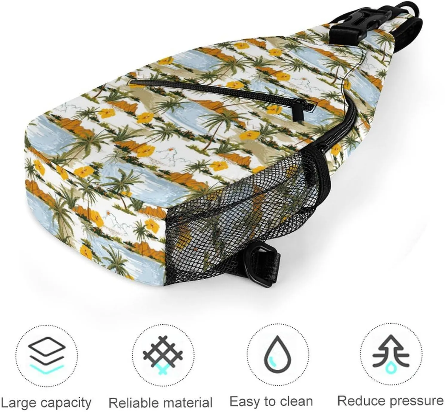 Exotic Flamingos Versatile And Convenient Multipurpose Crossbody Bag - Perfect for Travel And Hiking