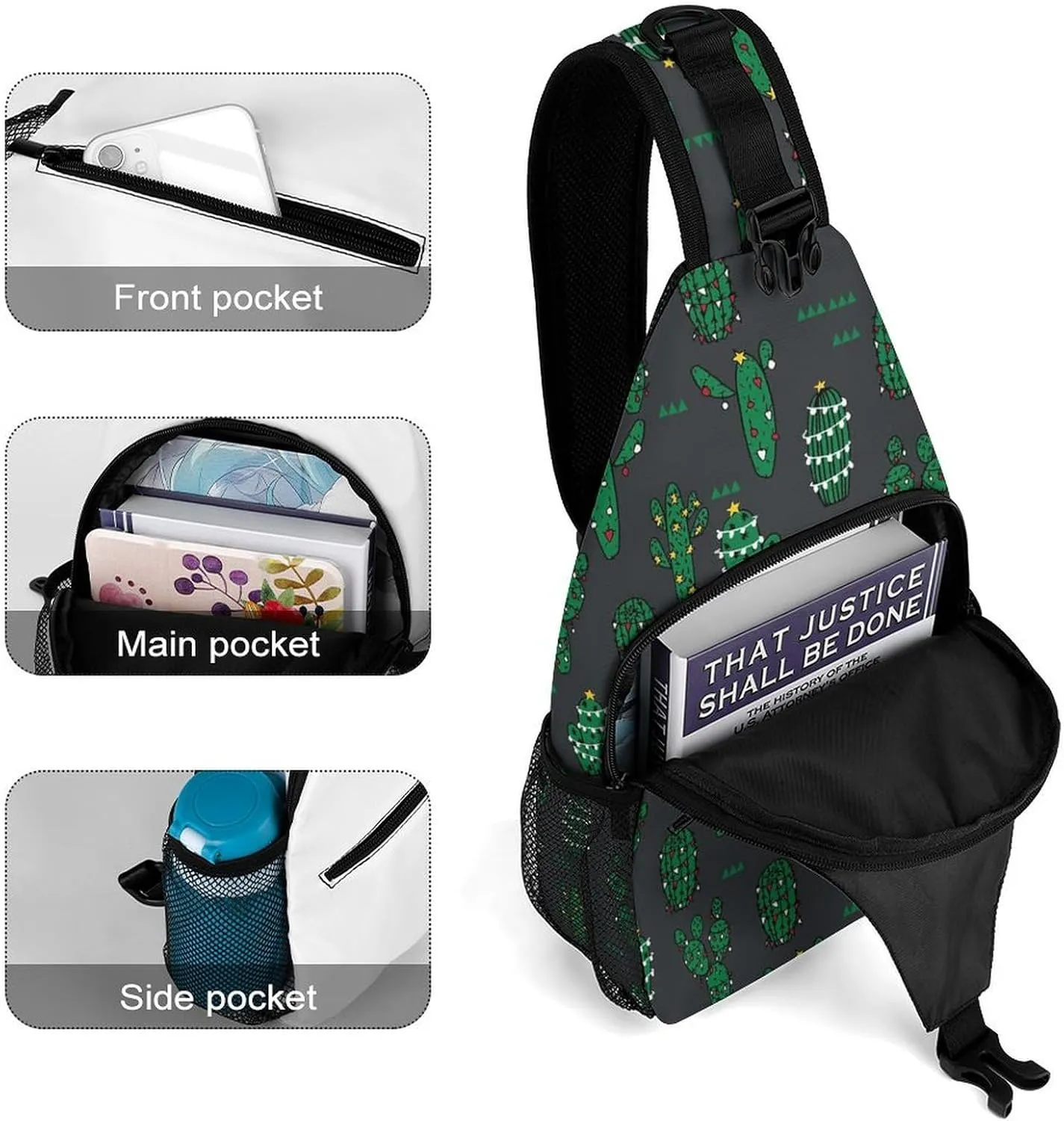 Exotic Flamingos Versatile And Convenient Multipurpose Crossbody Bag - Perfect for Travel And Hiking