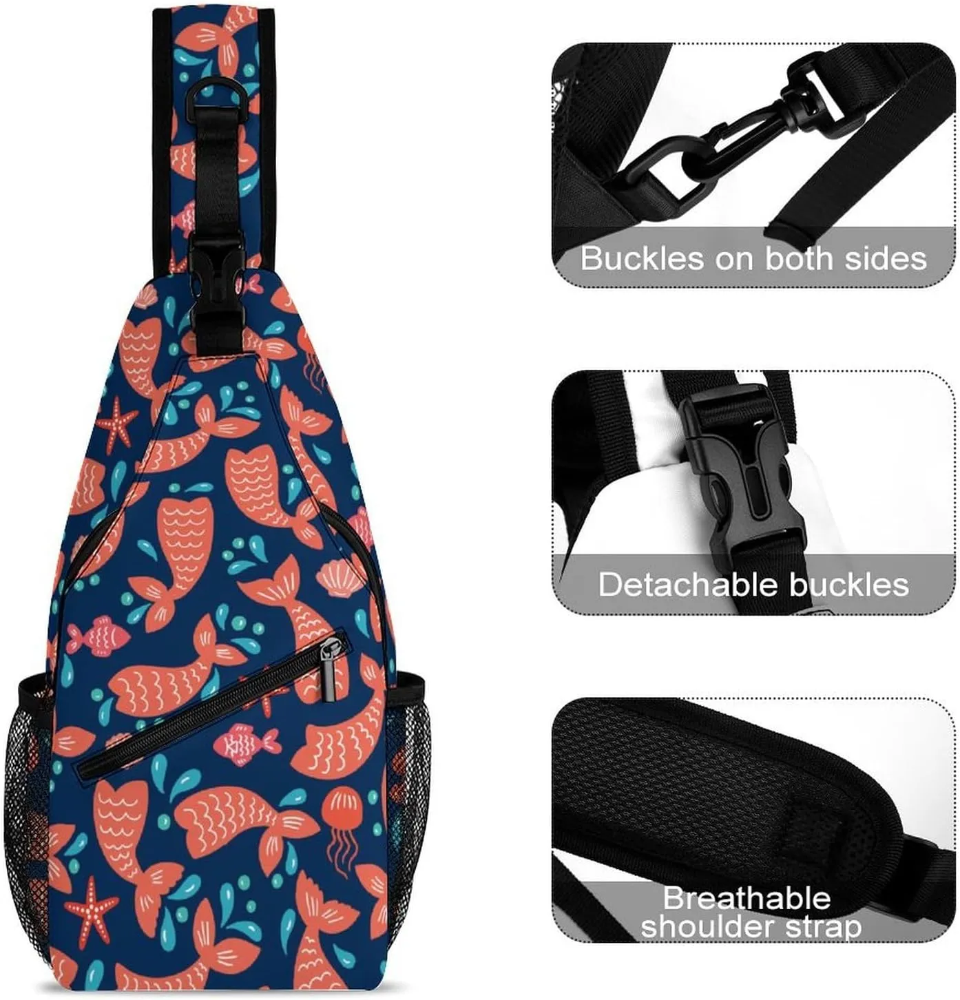Exotic Flamingos Versatile And Convenient Multipurpose Crossbody Bag - Perfect for Travel And Hiking