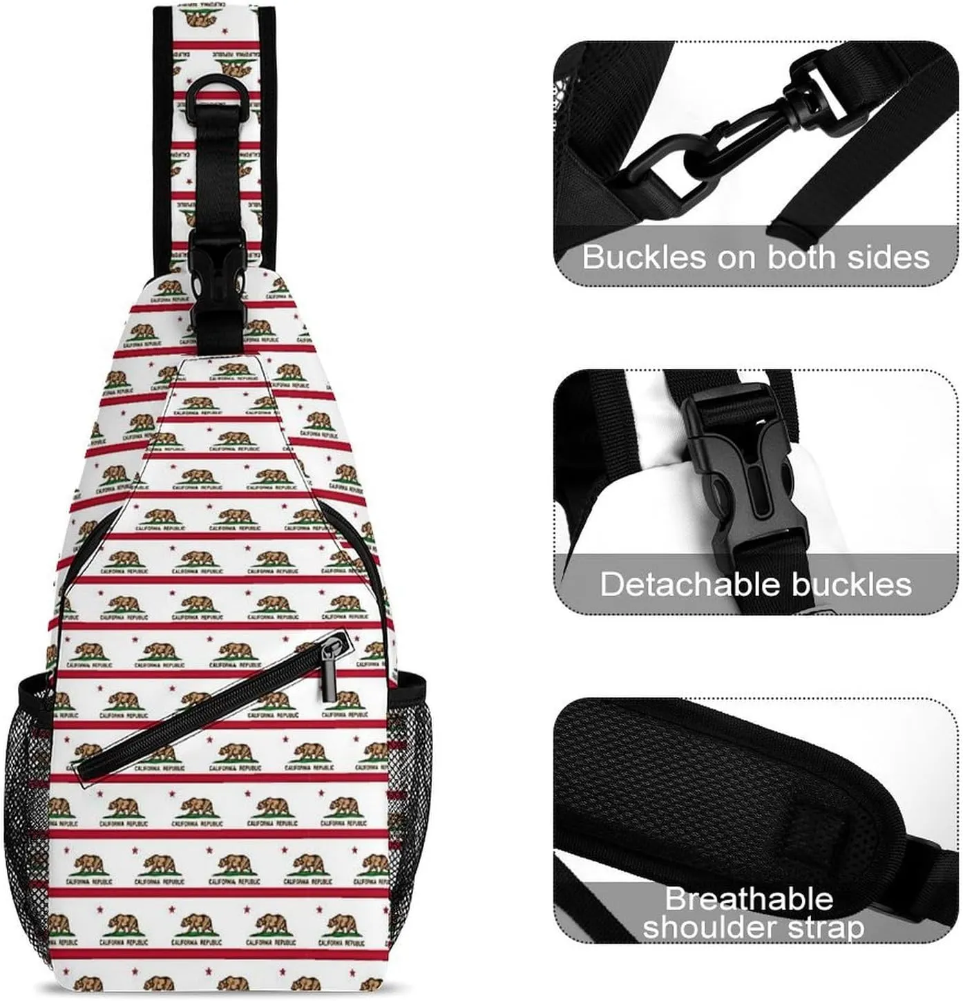 Exotic Flamingos Versatile And Convenient Multipurpose Crossbody Bag - Perfect for Travel And Hiking