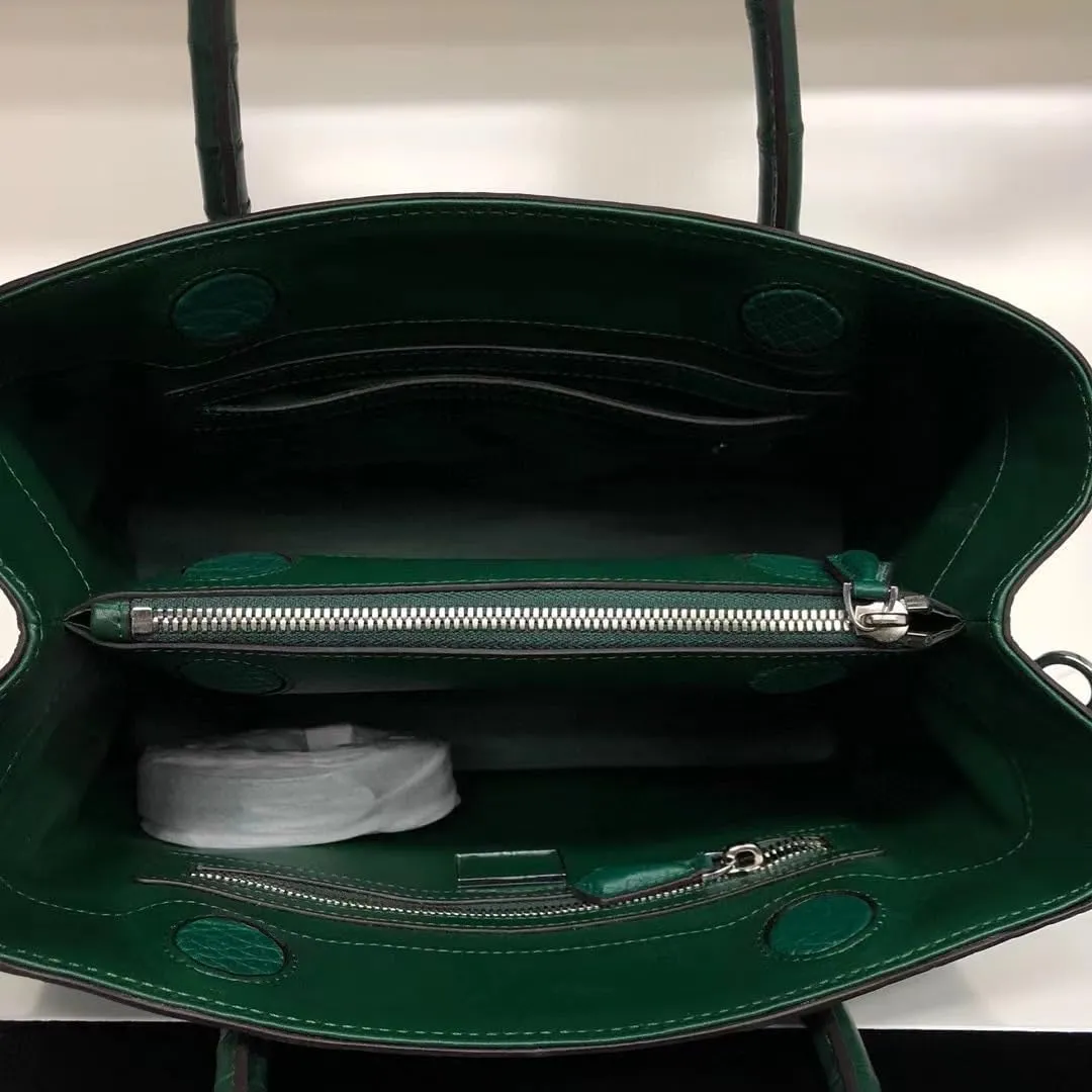 Exotic Genuine Crocodile Skin Women Handbag Authentic Alligator Leather Lady Large Shoulder Bag Female Work Purse