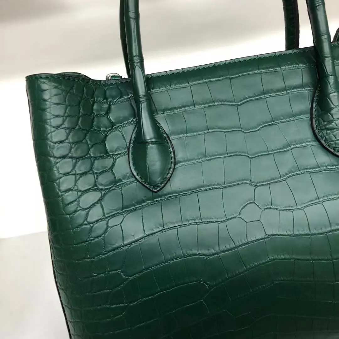 Exotic Genuine Crocodile Skin Women Handbag Authentic Alligator Leather Lady Large Shoulder Bag Female Work Purse