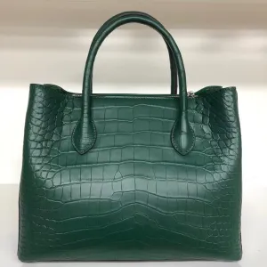 Exotic Genuine Crocodile Skin Women Handbag Authentic Alligator Leather Lady Large Shoulder Bag Female Work Purse