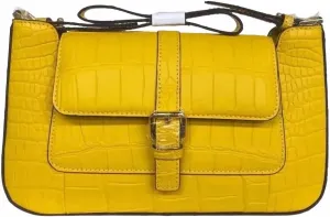 Exotic Genuine Crocodile Skin Women's Flap Purse Lady Underarm Bag Authentic Alligator Leather Female Single Shoulder Bag