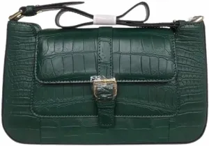 Exotic Genuine Crocodile Skin Women's Flap Purse Lady Underarm Bag Authentic Alligator Leather Female Single Shoulder Bag