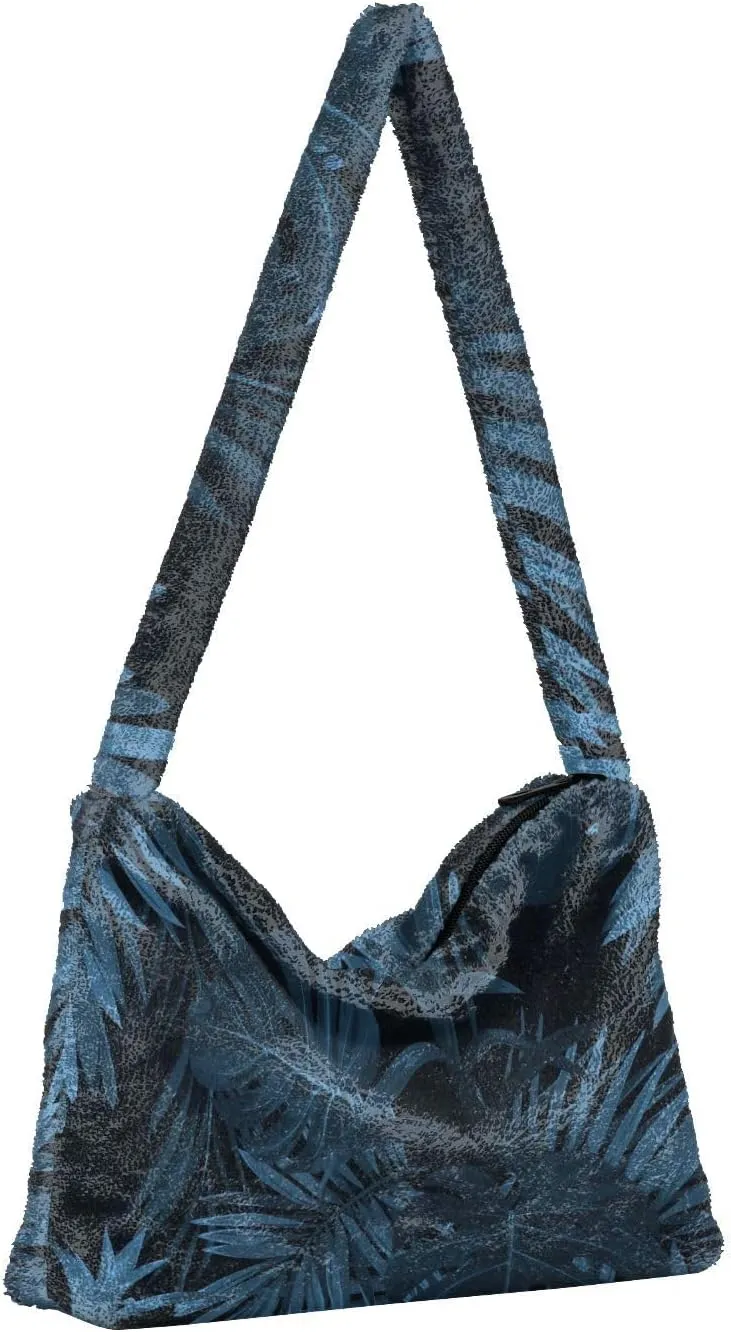 Exotic Tropical Vrctor Hawaiian Plants Shoulder Bag, Plush Hand Bag, Autumn Handbags