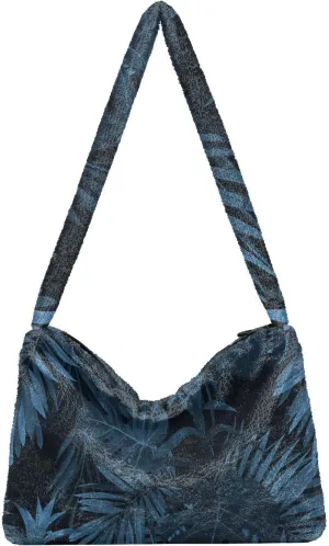 Exotic Tropical Vrctor Hawaiian Plants Shoulder Bag, Plush Hand Bag, Autumn Handbags