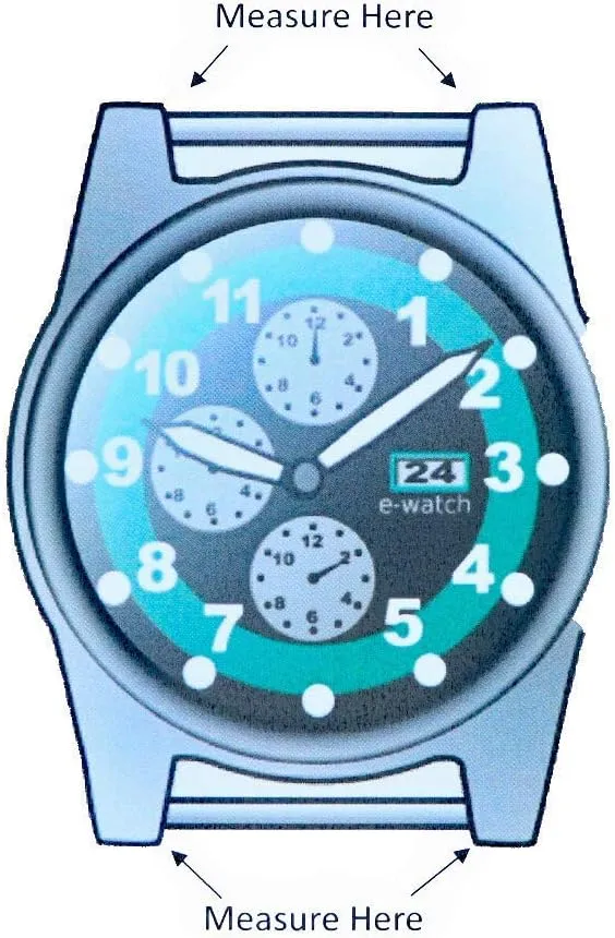 Exotic Watch Band Lizard Watch Strap with Hand-Painted Edges | Watch Band with 2 Interchangeable Silver And Gold Buckles & Complementary Spring Bars