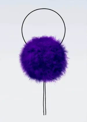 Feather hoop bag