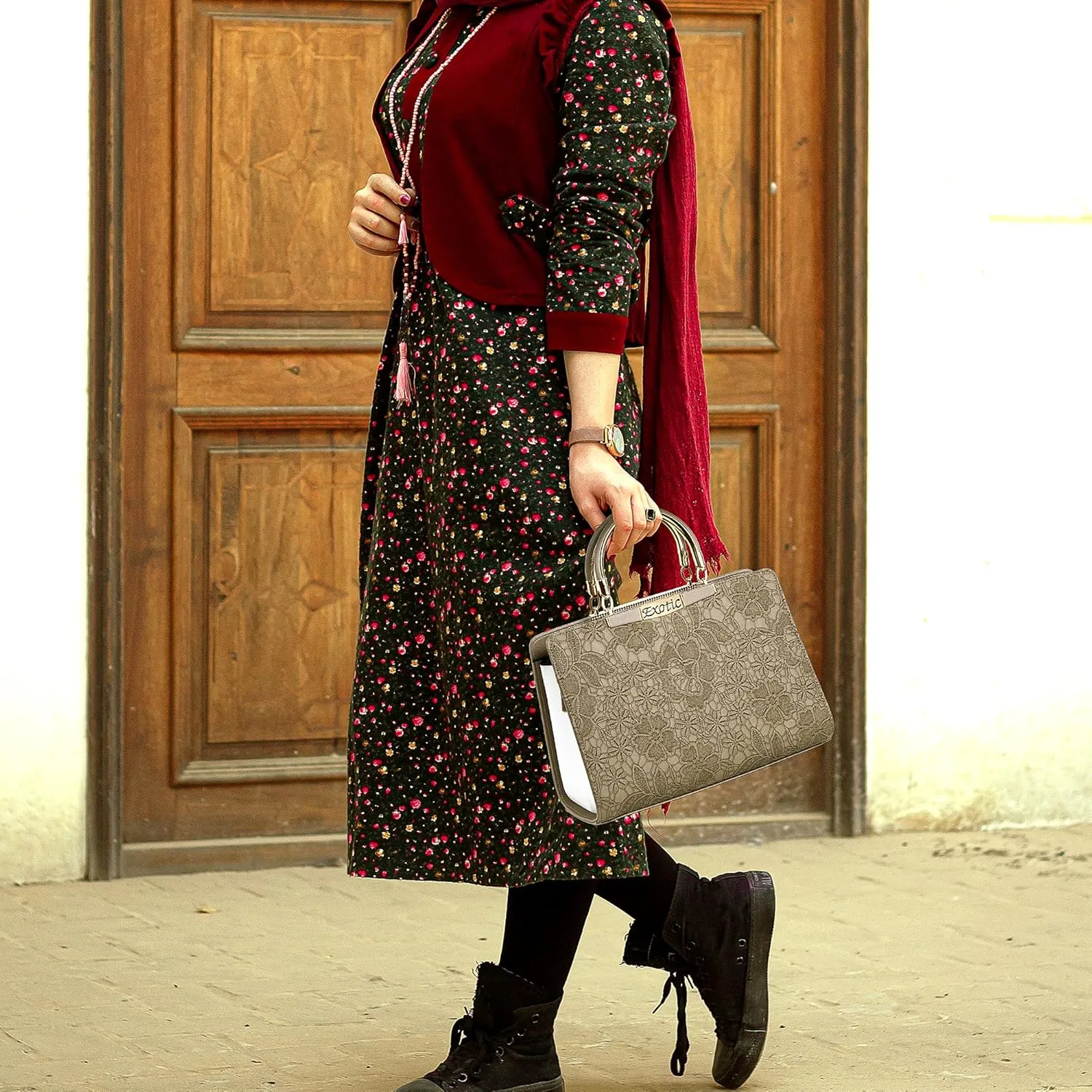 Floral Hand Bag For Women