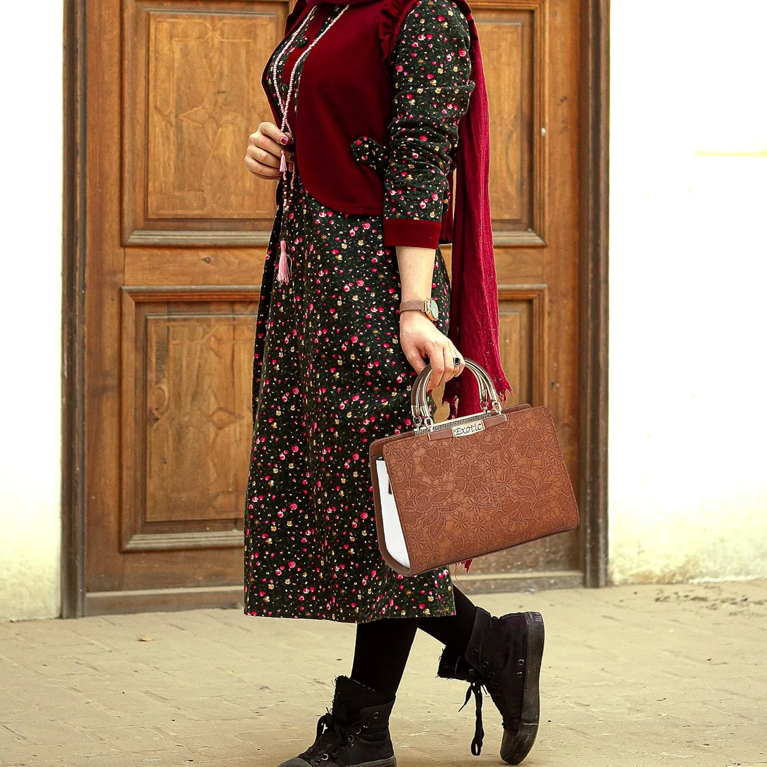 Floral Hand Bag For Women