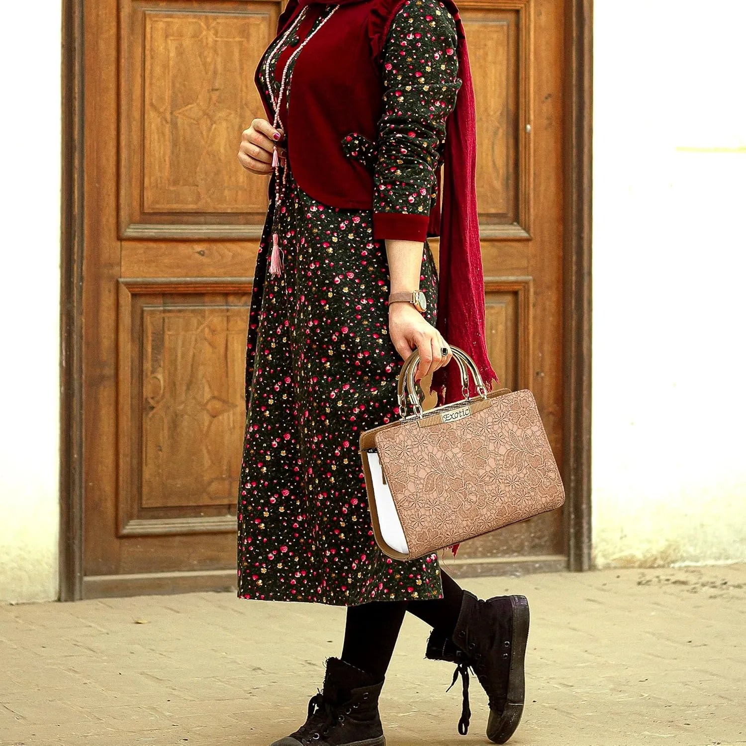 Floral Hand Bag For Women