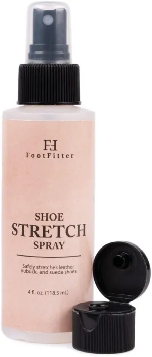 FootFitter Professional Shoe & Boot Stretch Spray, Leather, Suede & Canvas Footwear Stretching Spray (MADE IN USA) 4 & 16 oz.