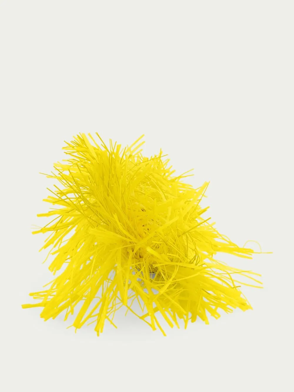 Frayed seashell clutch
