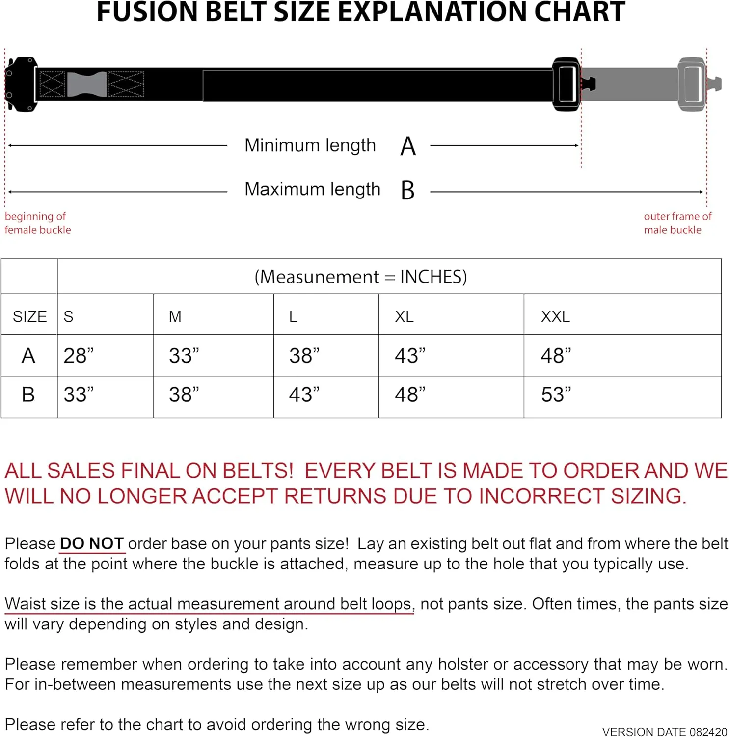 Fusion Men's Trouser Type B "Impact" Belt Pack
