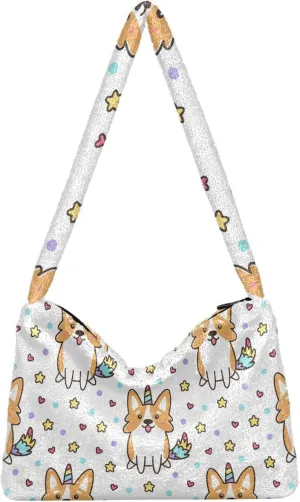 GAIGEO Watercolor Stars Colorful Ladies Shoulder Bags, Purses Shoulder Bag for Women, Womens Outdoor Bag