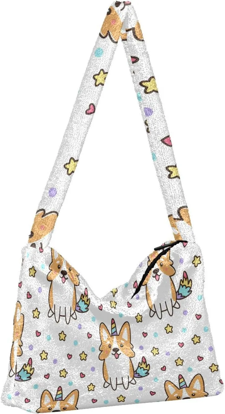 GAIGEO Watercolor Stars Colorful Ladies Shoulder Bags, Purses Shoulder Bag for Women, Womens Outdoor Bag